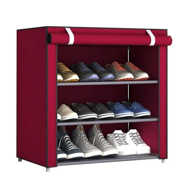 Multi-layer Assembled Shoe Rack Dust-proof Storage Shoe Cabinet Home Shoe Stand Dormitory Simple Storage Shelf Organizer Holder