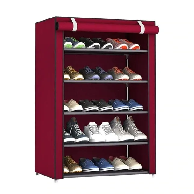 Multi-layer Assembled Shoe Rack Dust-proof Storage Shoe Cabinet Home Shoe Stand Dormitory Simple Storage Shelf Organizer Holder