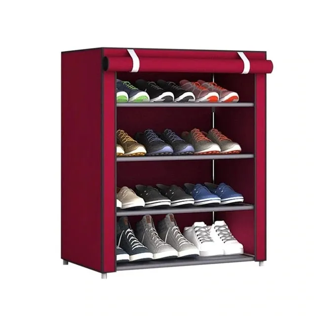 Multi-layer Assembled Shoe Rack Dust-proof Storage Shoe Cabinet Home Shoe Stand Dormitory Simple Storage Shelf Organizer Holder