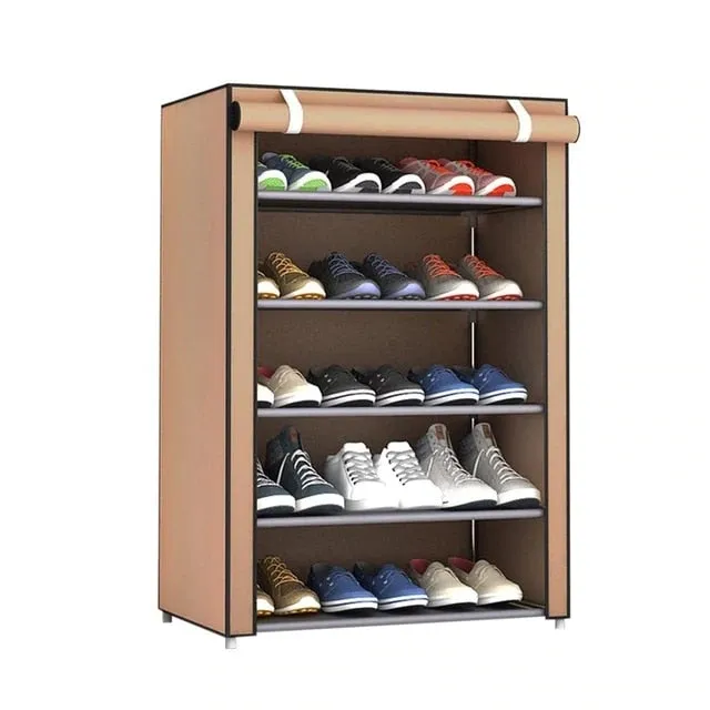 Multi-layer Assembled Shoe Rack Dust-proof Storage Shoe Cabinet Home Shoe Stand Dormitory Simple Storage Shelf Organizer Holder