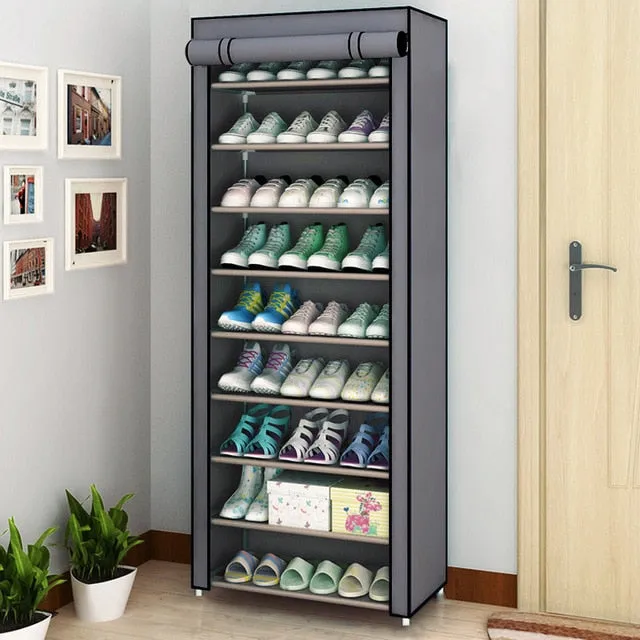 Multi-layer Assembled Shoe Rack Dust-proof Storage Shoe Cabinet Home Shoe Stand Dormitory Simple Storage Shelf Organizer Holder