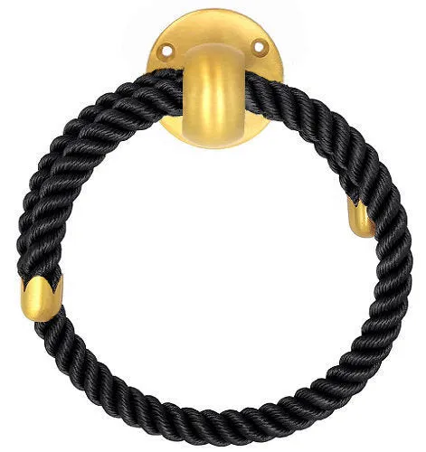 Nautiluxe Nautical Rope Towel Rings