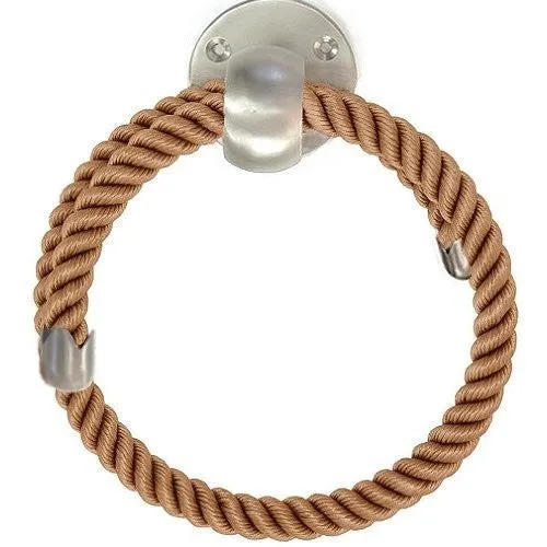 Nautiluxe Nautical Rope Towel Rings