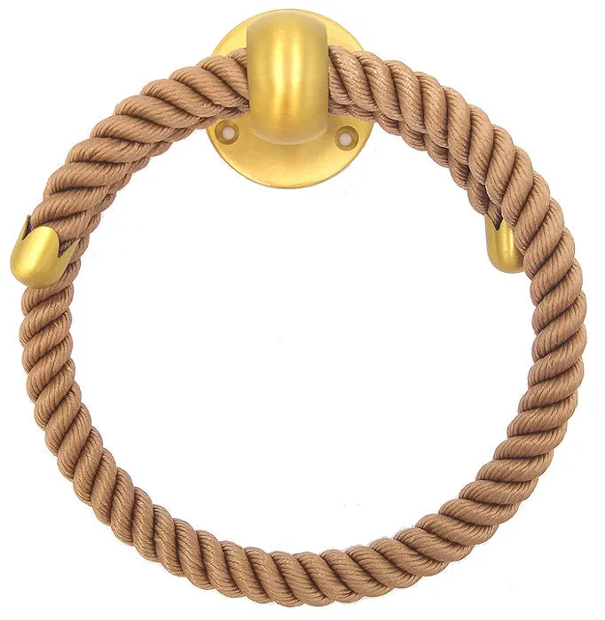 Nautiluxe Nautical Rope Towel Rings