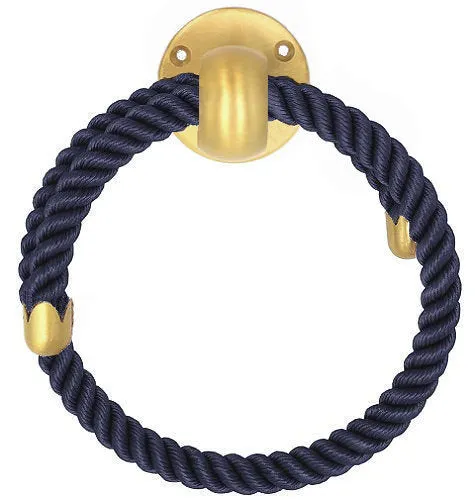 Nautiluxe Nautical Rope Towel Rings