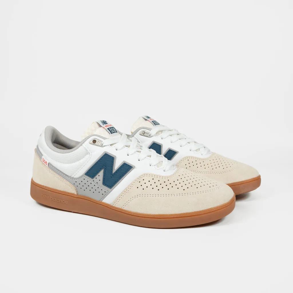 New Balance Numeric - 508 Brandon Westgate Shoes - White / Blue / Grey