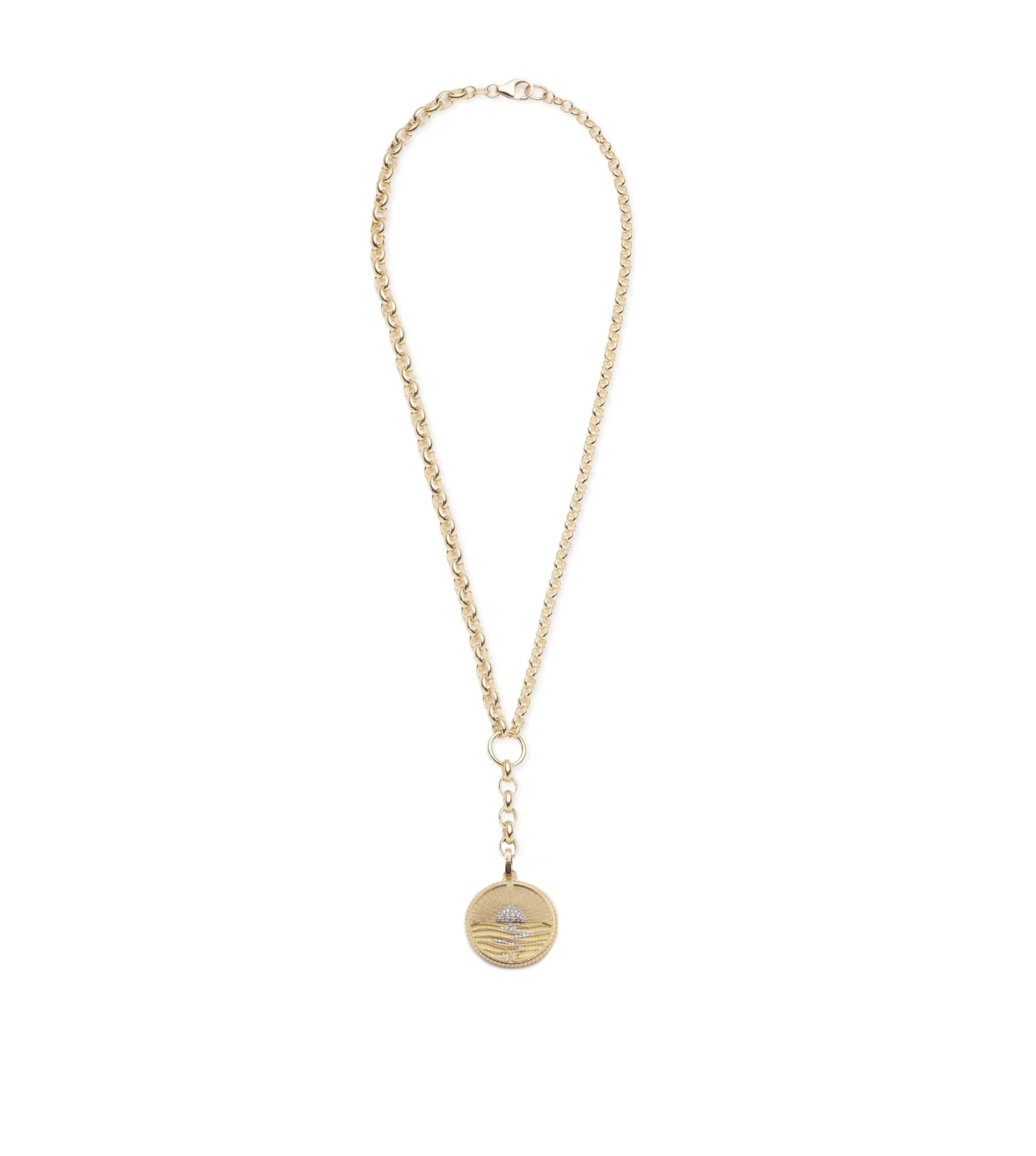 New Beginnings - Internal Compass : Heavy Mixed Belcher Extension Chain Necklace