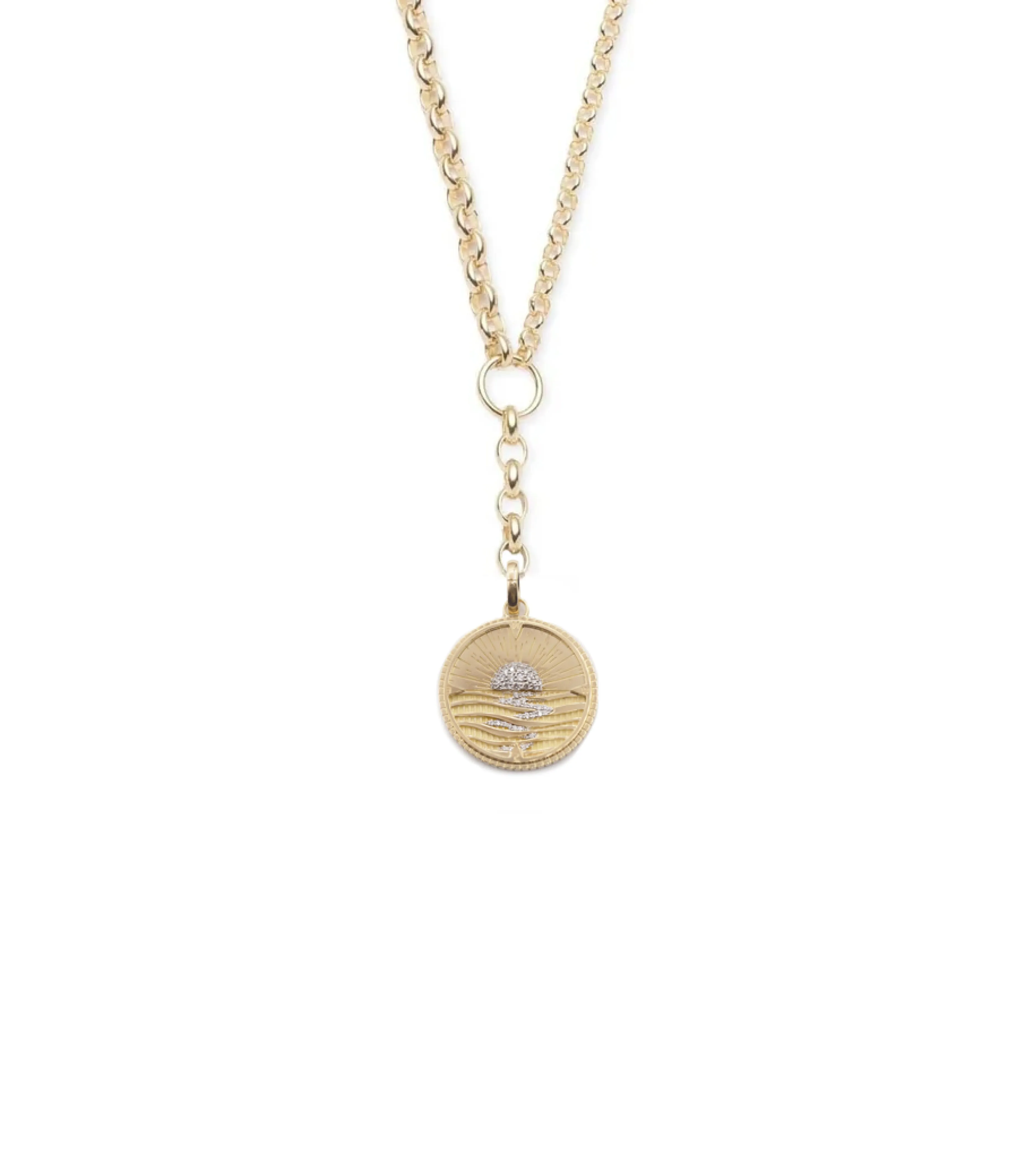 New Beginnings - Internal Compass : Heavy Mixed Belcher Extension Chain Necklace