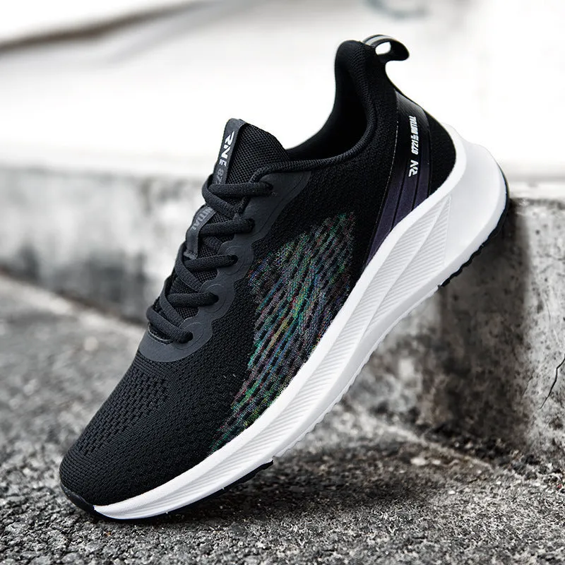 New Men's Flying Woven Breathable Sports Fashion Casual Shoes