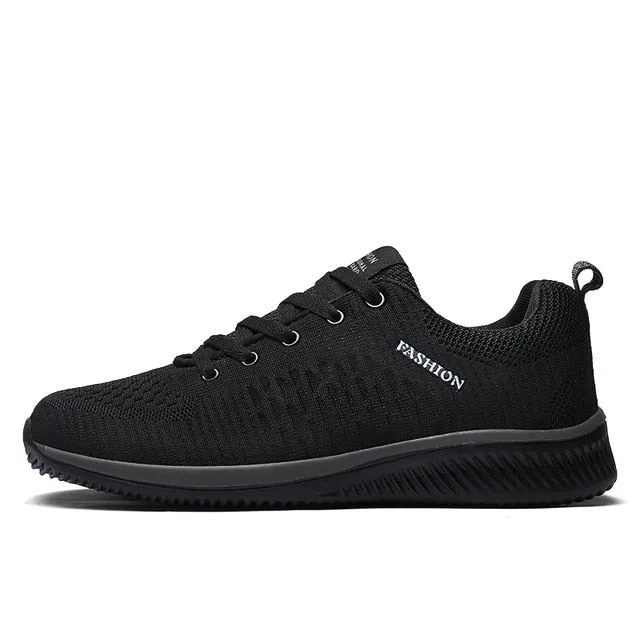 New Mesh Men Casual Shoes Lac-up  Comfortable Breathable Sneakers