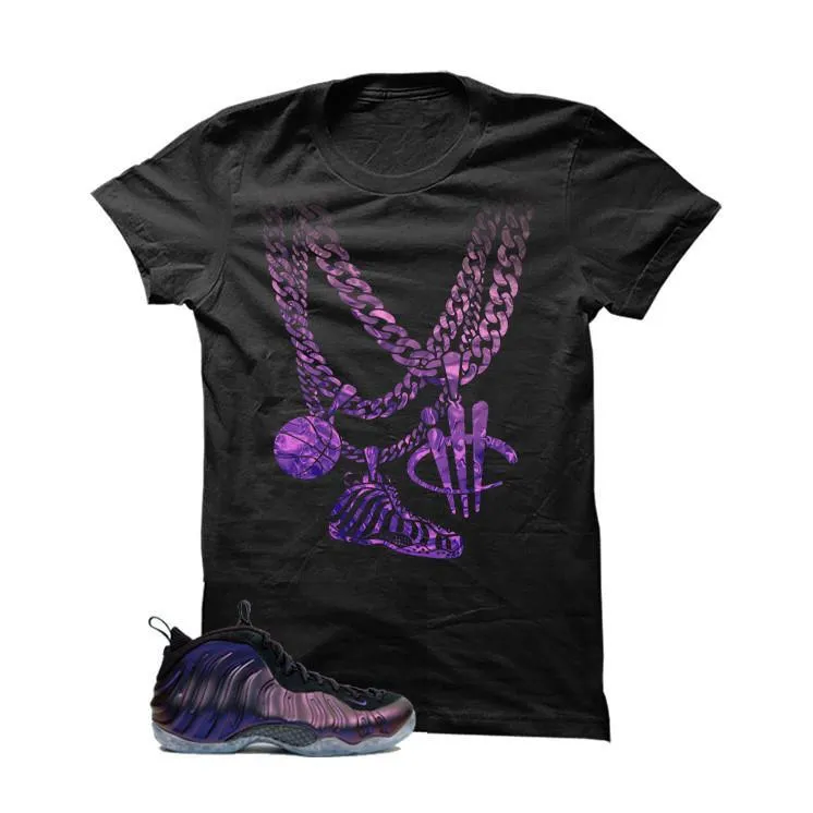 Nike Air Foamposite One “Eggplant” Black T Shirt (Chain)