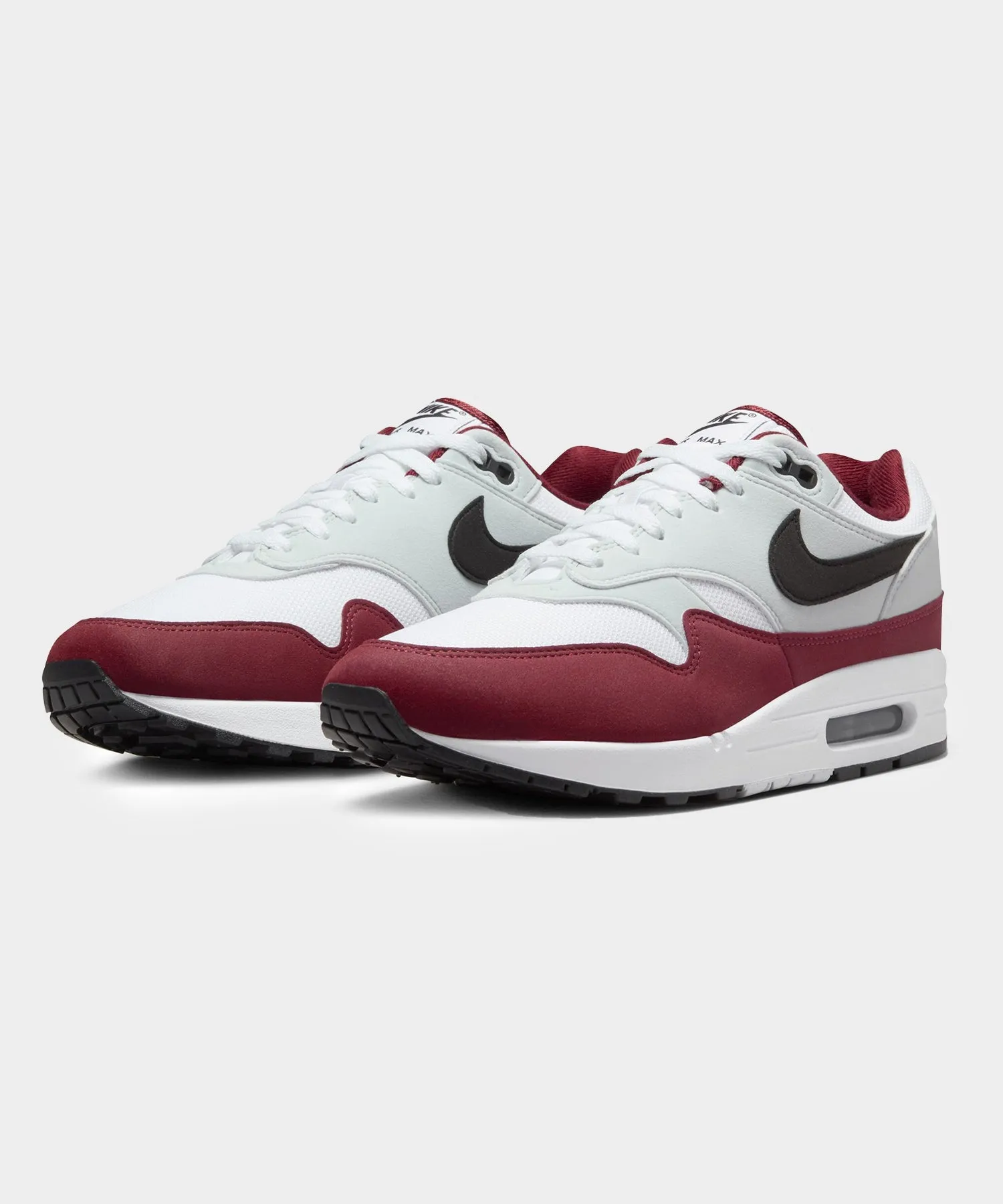 Nike Air Max 1 White / Dark Team Red