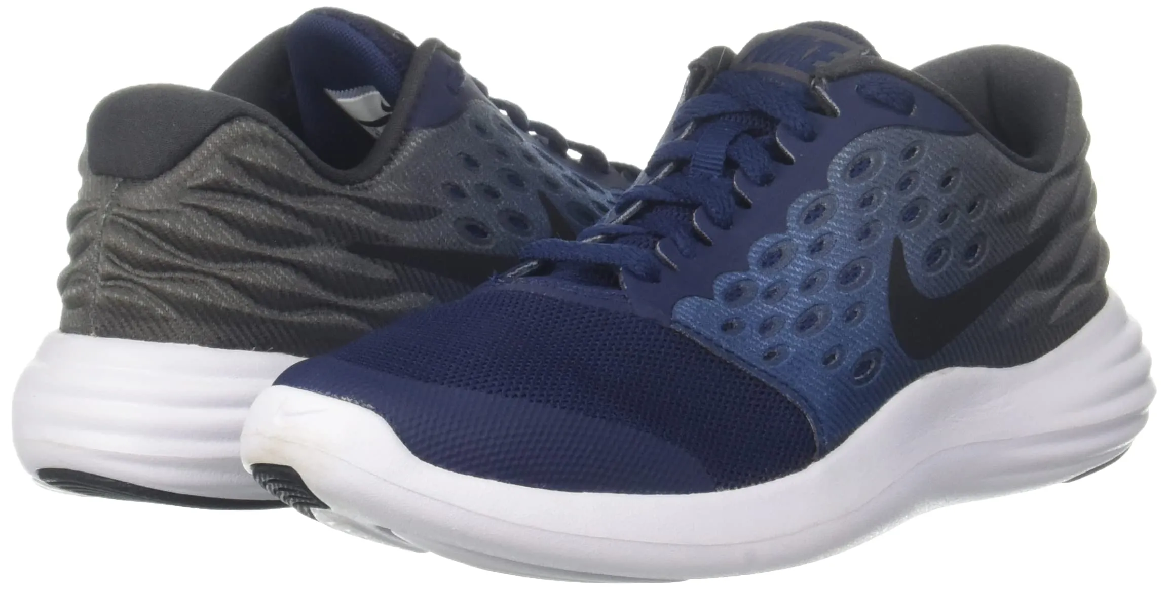 NIKE Boys Lunarstelos (GS) Mnnavy/Black Running Shoes-3.5UK 36EURO (844969-400)