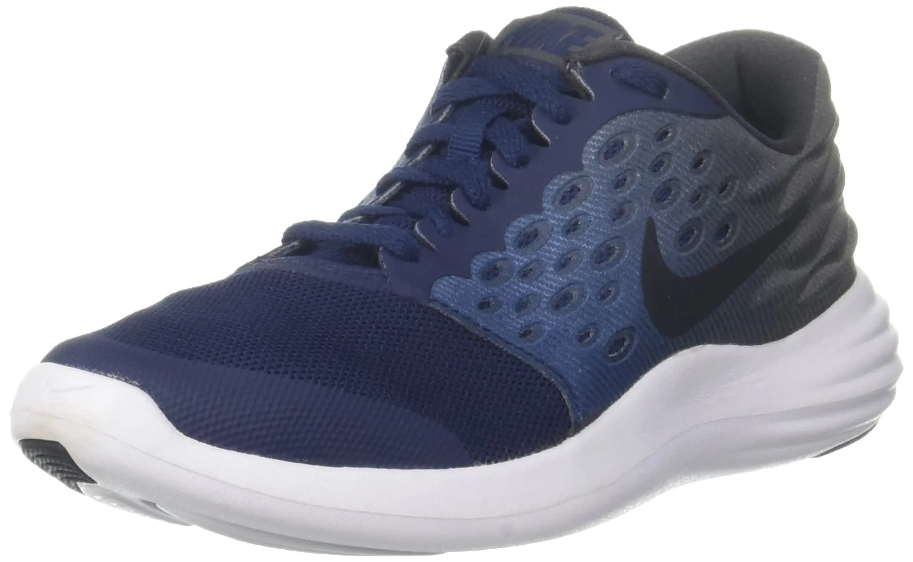 NIKE Boys Lunarstelos (GS) Mnnavy/Black Running Shoes-3.5UK 36EURO (844969-400)