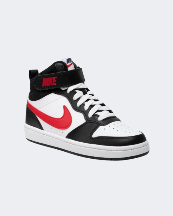 Nike Court Borough Mid 2 Gs-Boys Lifestyle Shoes White/Black/Red Do5889-161