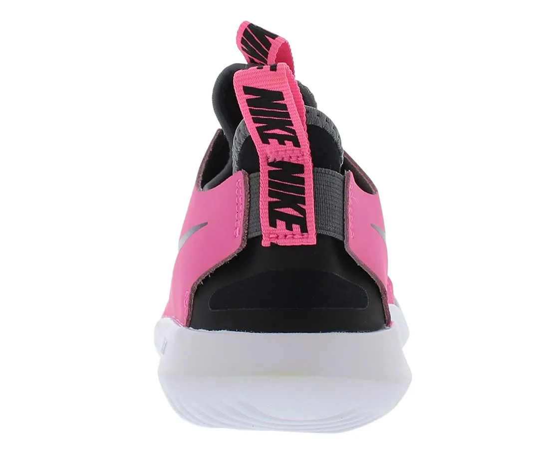 Nike Girl Grade SCHL Flex Runner Fable (GS)_Black/White-FIRE Pink-Blue Fury_CJ2082-001-4.5 UK