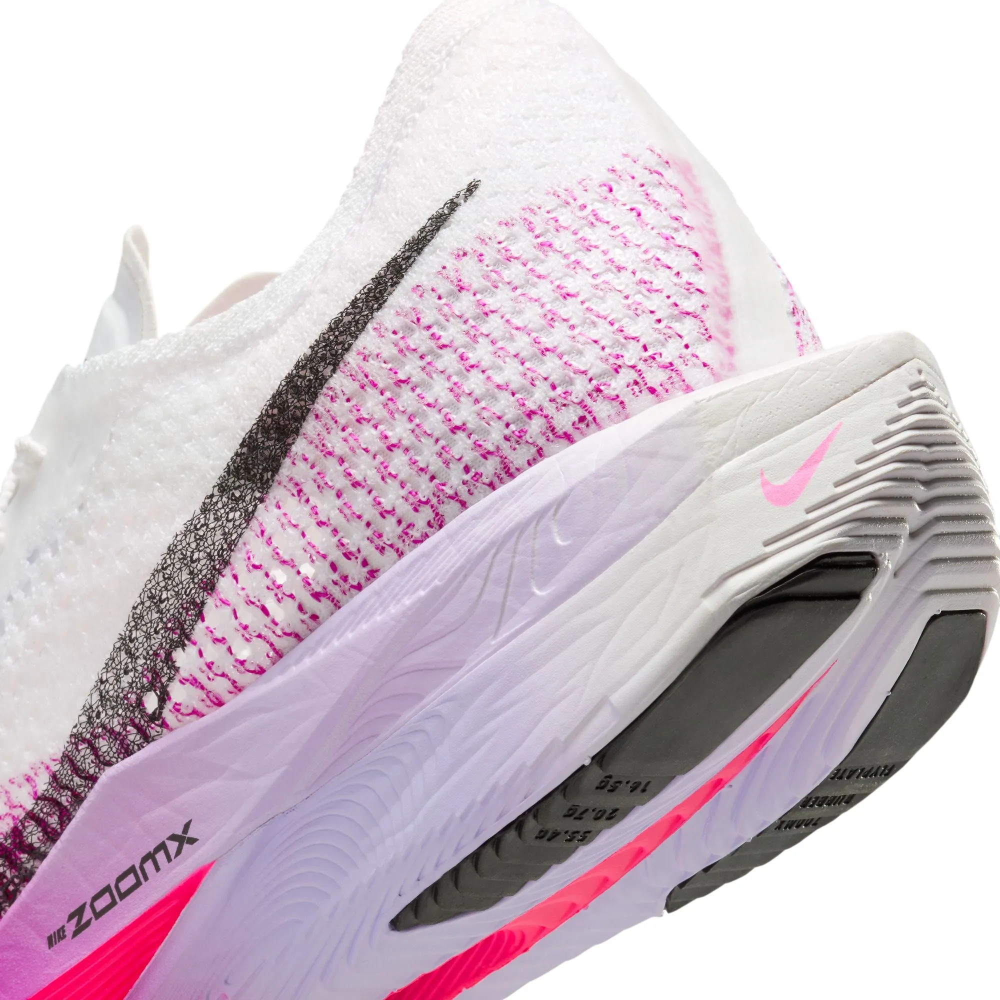 Nike Women's Vaporfly 3 Running Shoes White / Black / Vivid Purple / Purple Agate