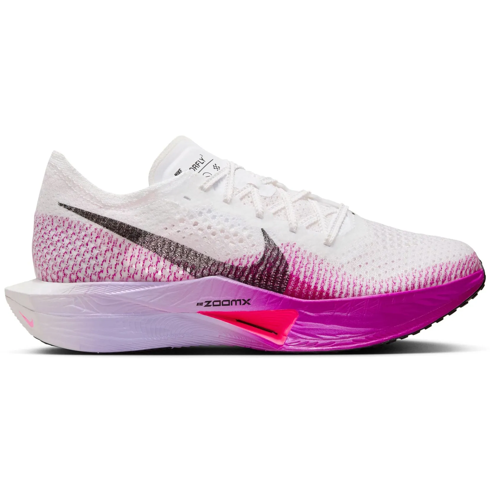 Nike Women's Vaporfly 3 Running Shoes White / Black / Vivid Purple / Purple Agate