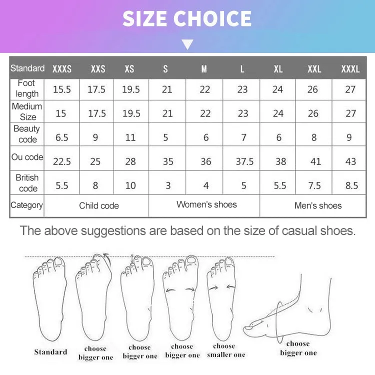 Non-slip Plastic Grain Texture Thick Cloth Sole Printing Diving Shoes and Socks, One Pair, Size:S (Purple Lines)