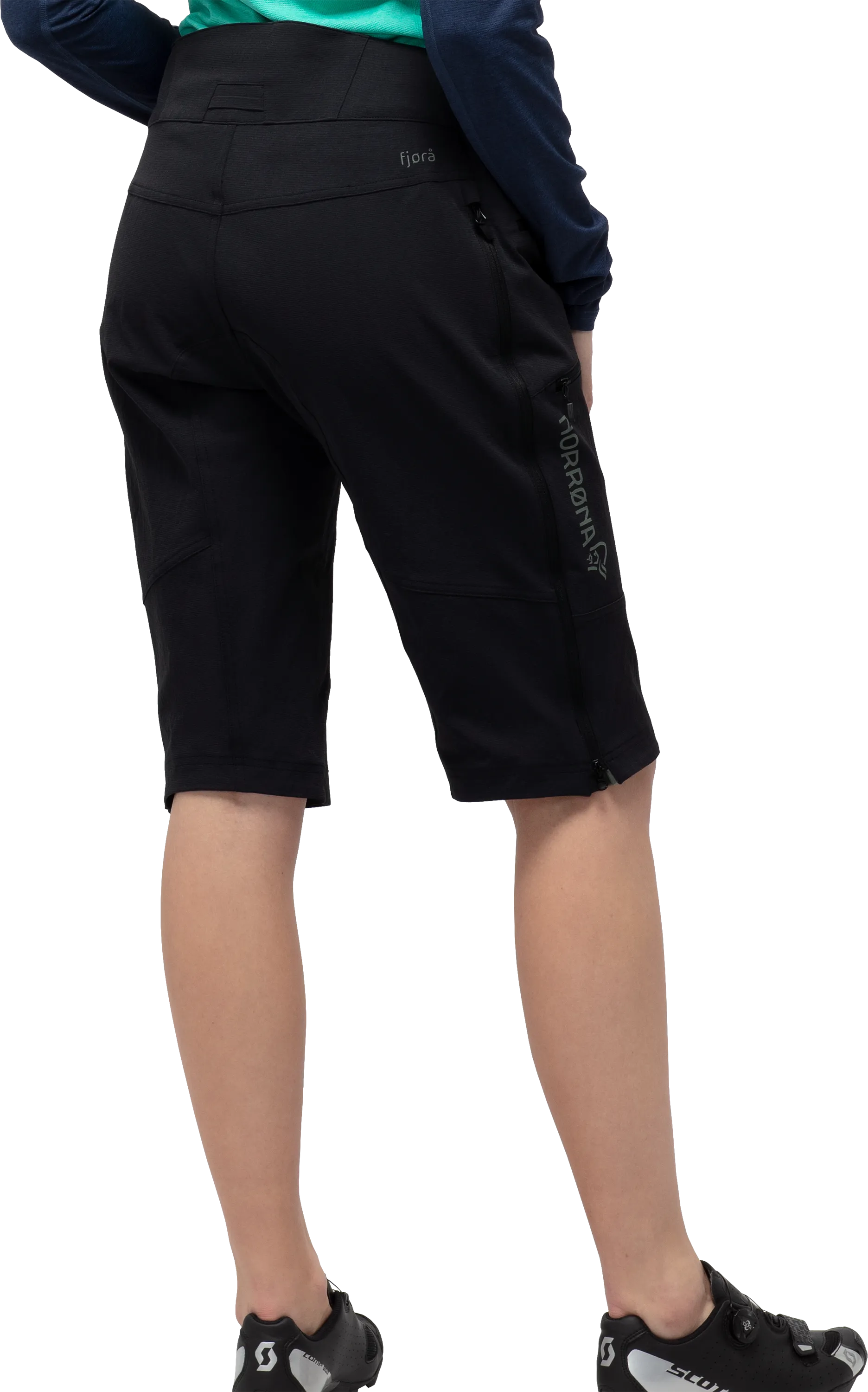 Norrøna Women&#x27;s Fjørå Flex1 Heavy Duty Shorts Caviar/Castor Grey | Buy Norrøna Women&#x27;s Fjørå Flex1 Heavy Duty Shorts Caviar/Castor Grey here | Outnorth