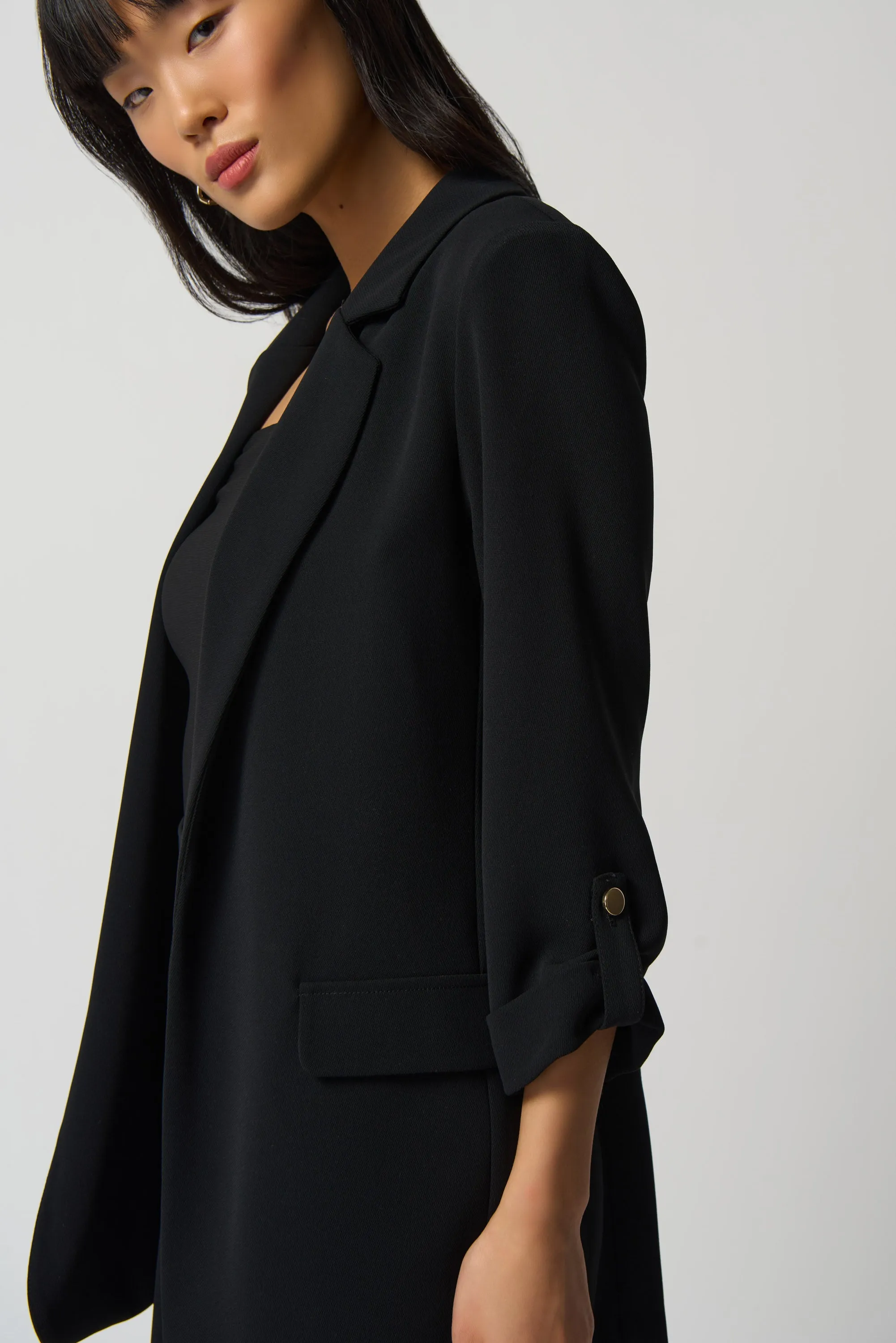 Notched Collar Blazer