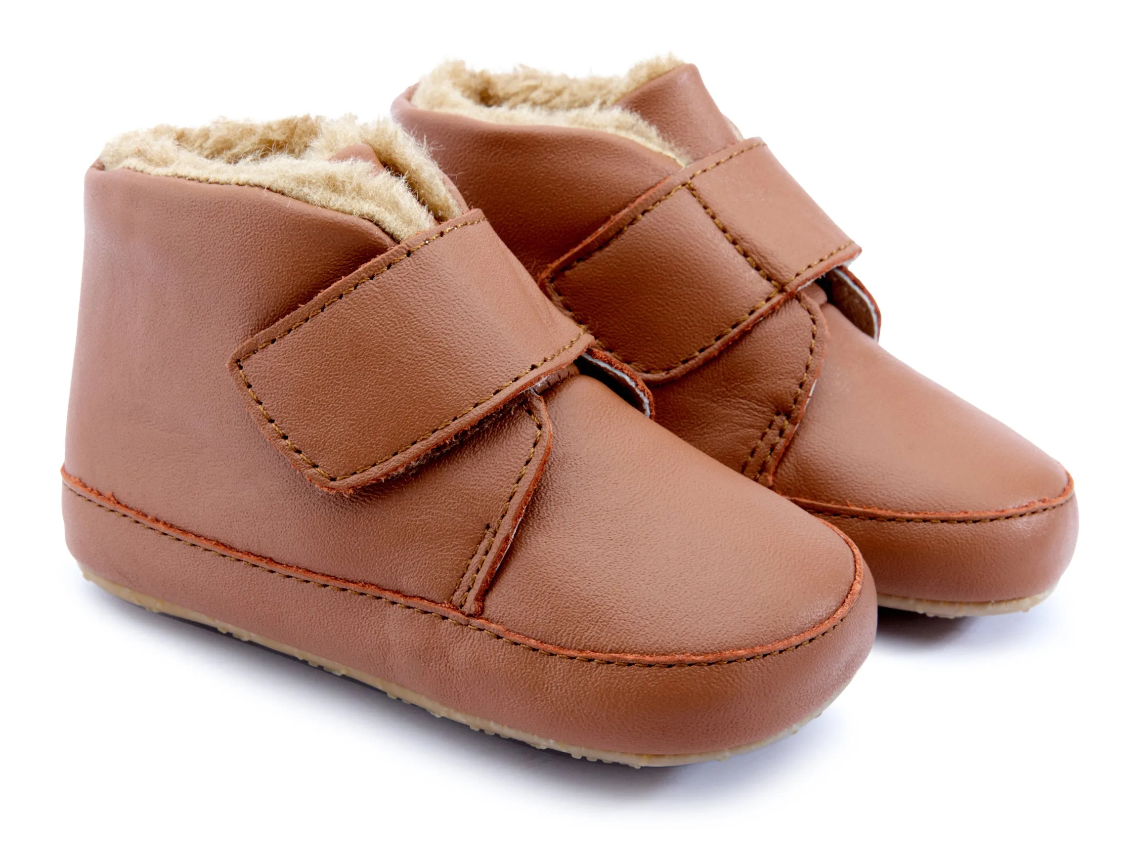 Old Soles Boy's & Girl's 0044R Shloofy Sneaker Booties - Tan