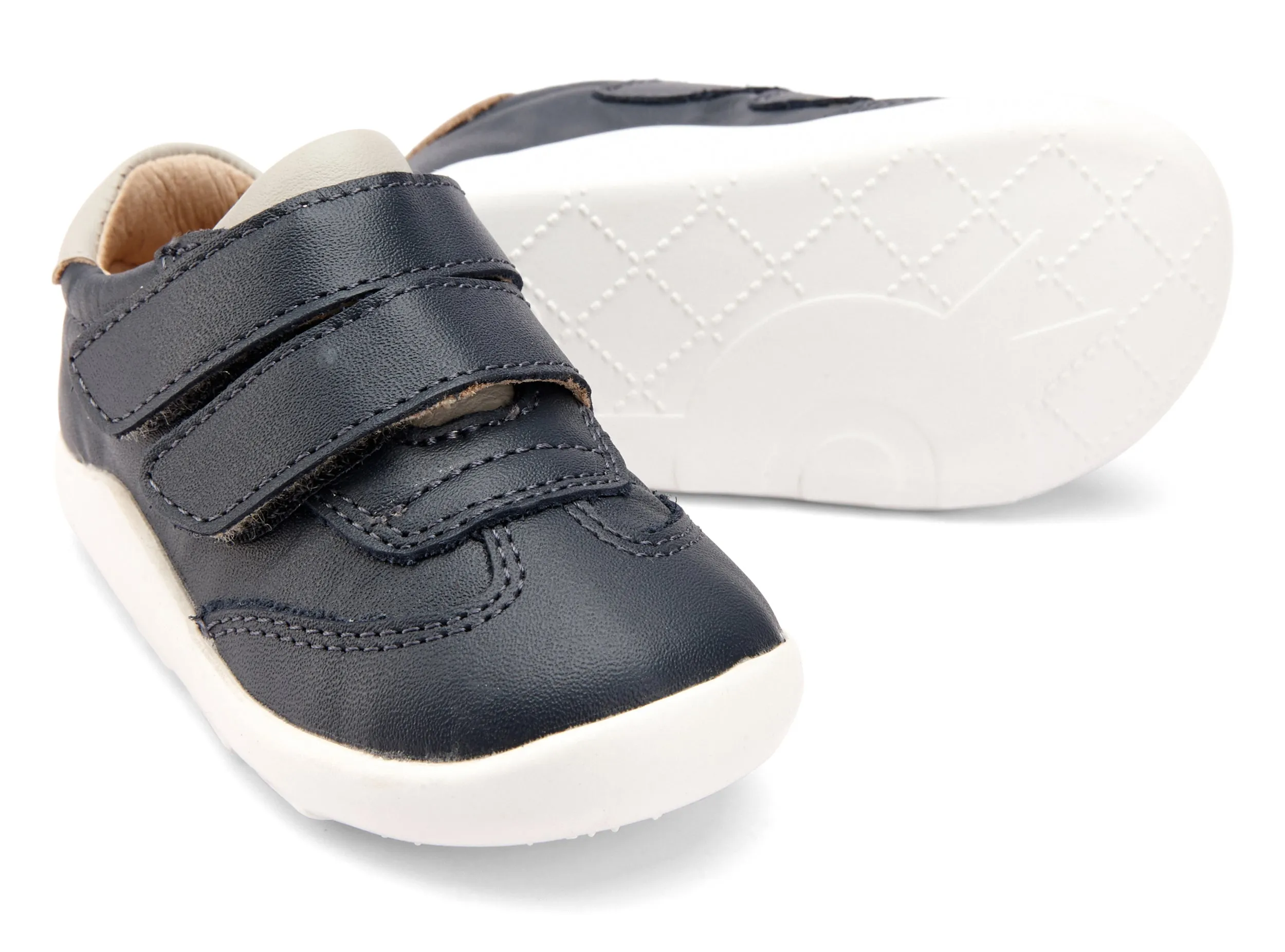 Old Soles Boy's Path Way Shoe - Navy/Gris/Gris