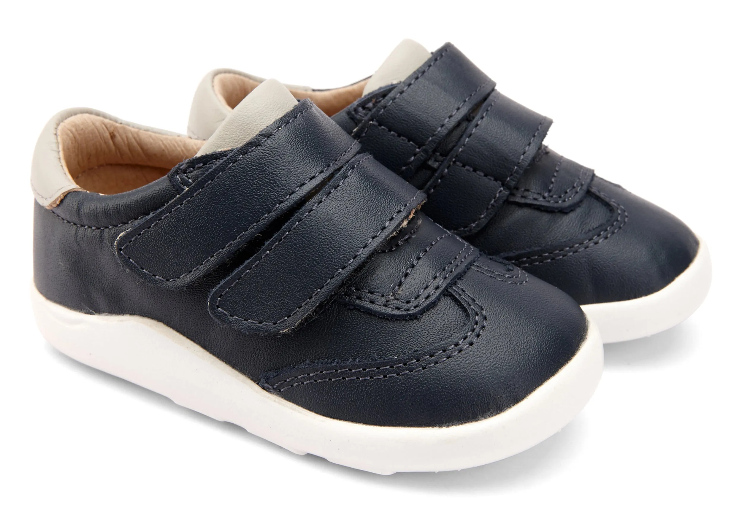 Old Soles Boy's Path Way Shoe - Navy/Gris/Gris