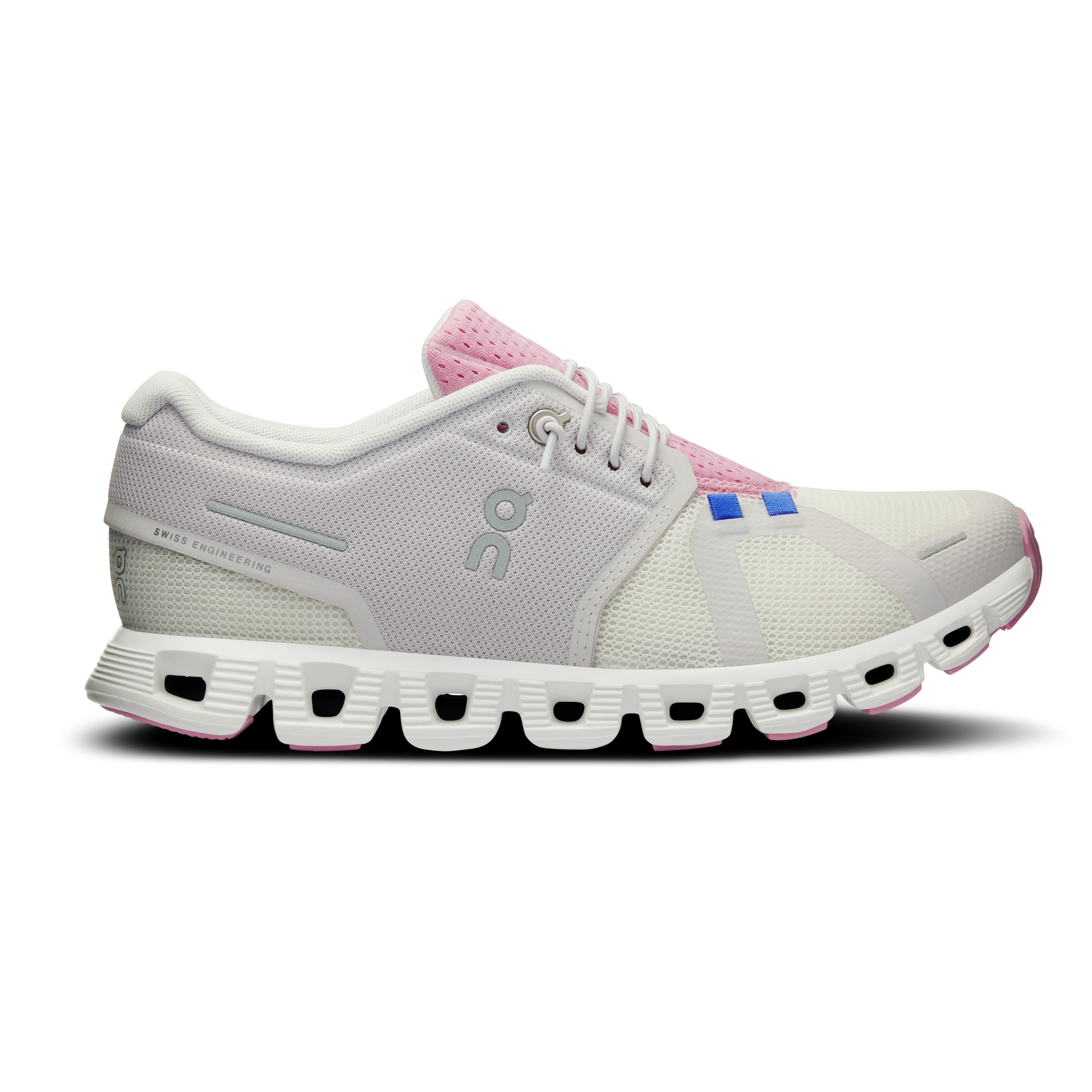 On Running Women's Cloud 5 Push Shoes - Ivory / Blossom