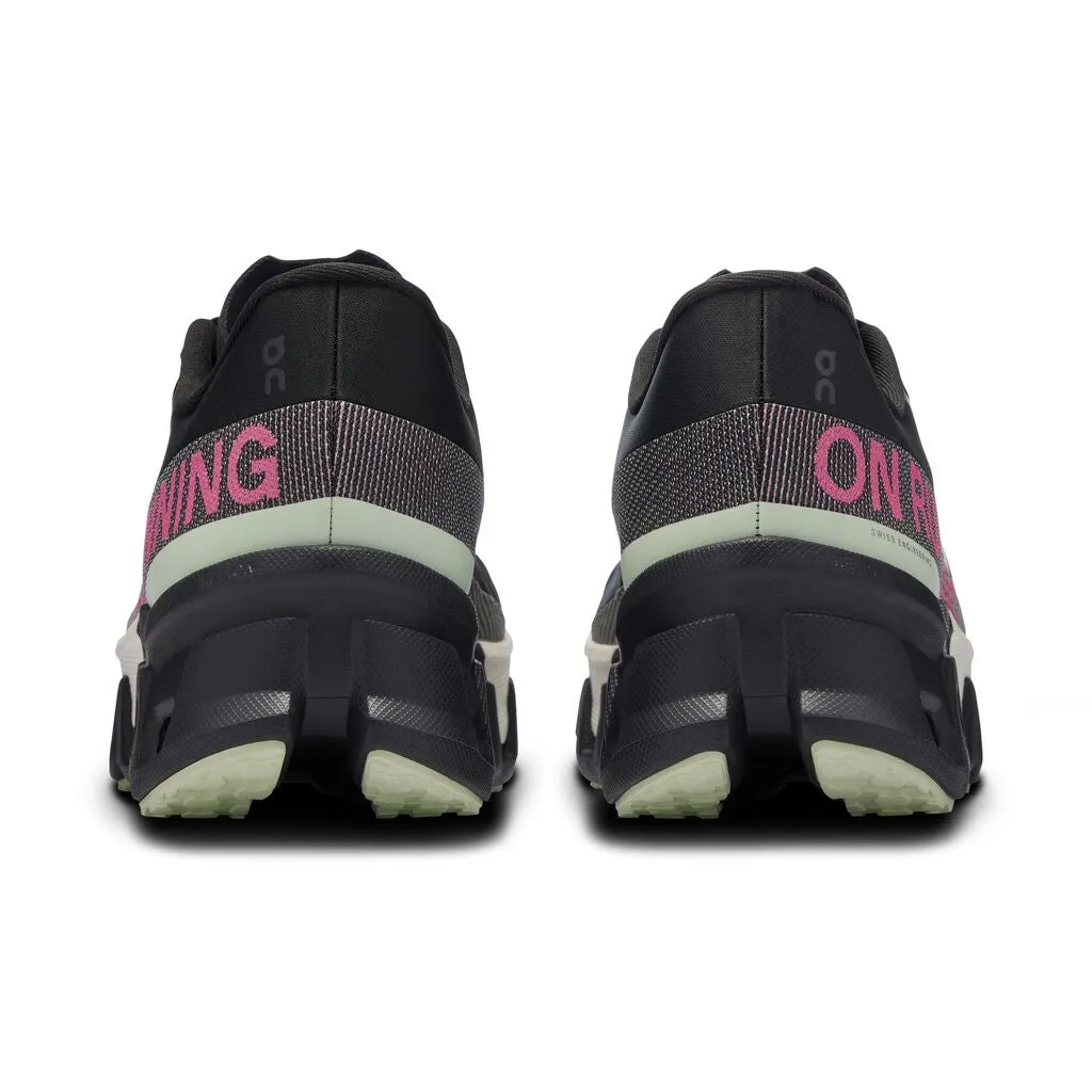 On Women's Cloudmonster Hyper Running Shoes Iron / Black