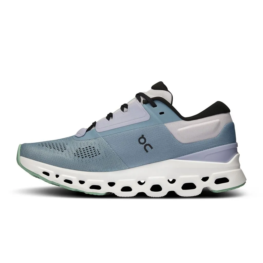 On Women's Cloudstratus 3 Running Shoes Wash / Nimbus