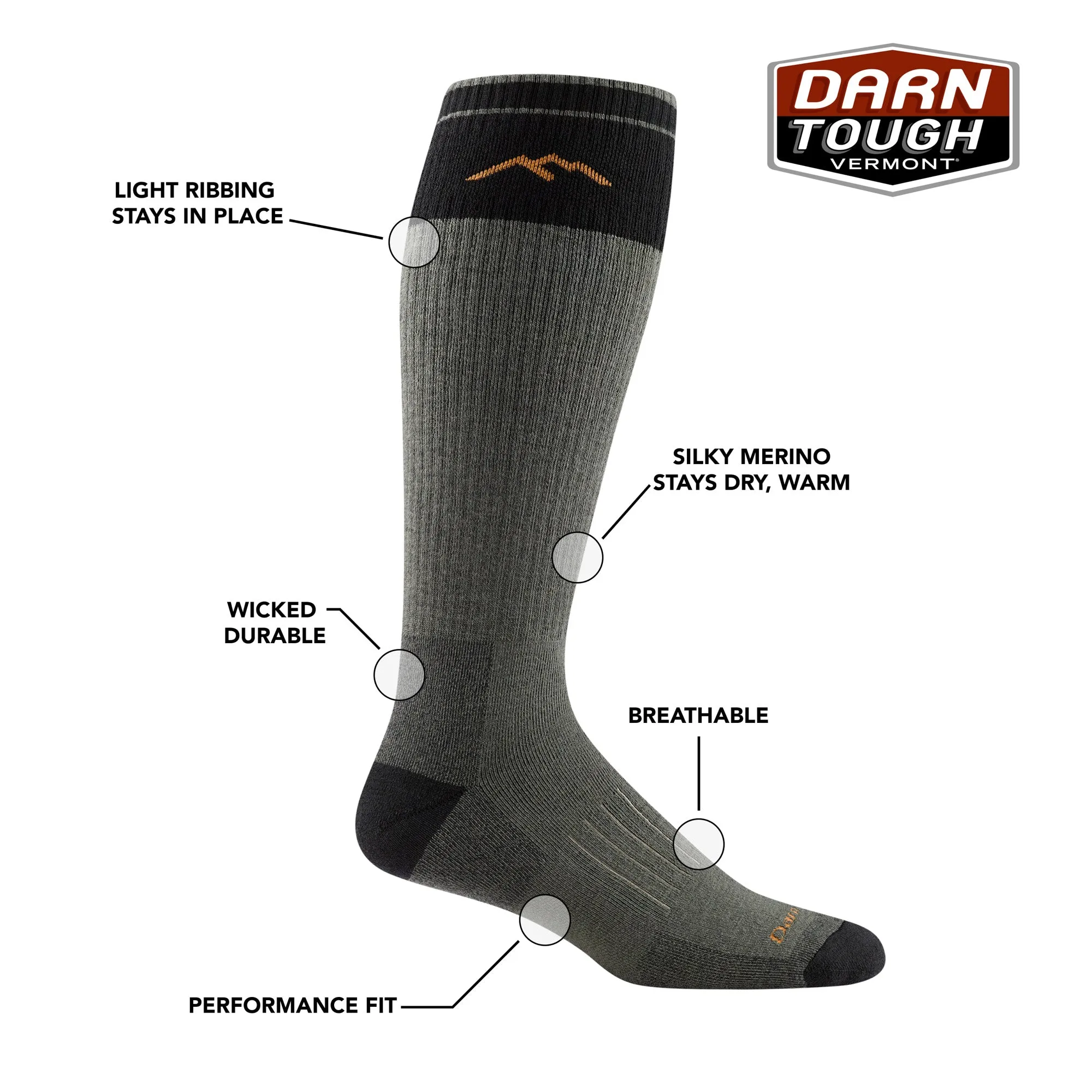 Over-the-Calf Heavyweight Hunting Sock - Unisex