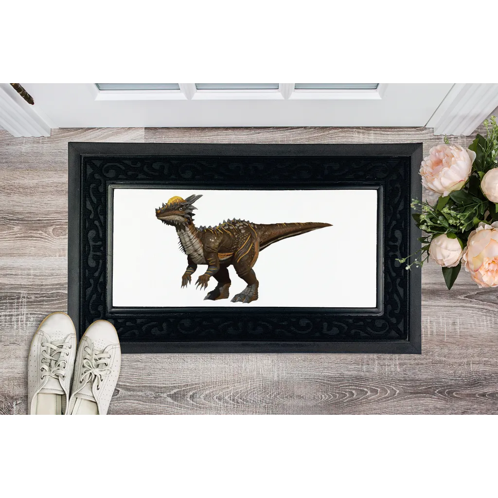 Pachycephalosaurus Sublimation Heavy Duty Door Mat