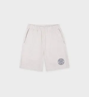 Paris Country Club Gym Short - Heather Gray/Navy