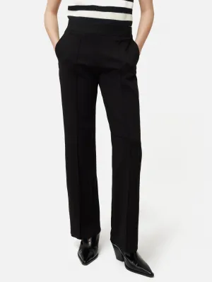 Ponte Jersey Trouser | Black