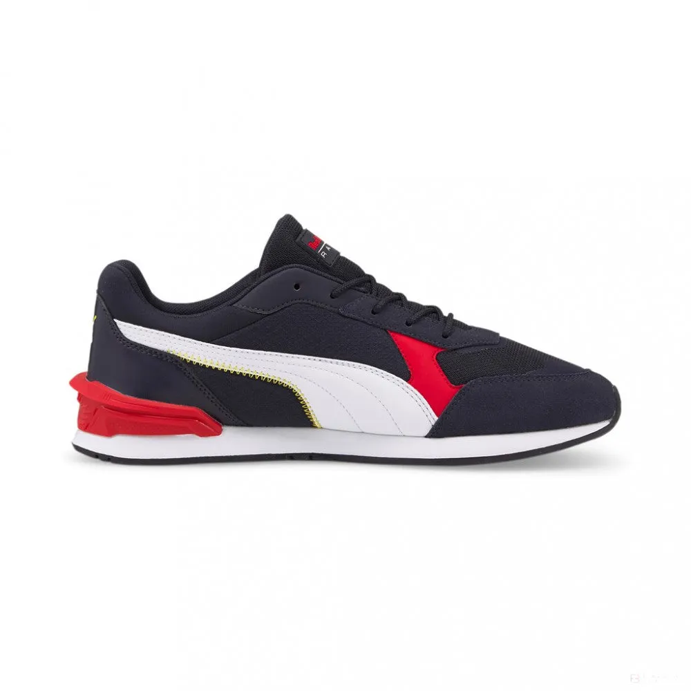 Puma Red Bull Low Racer Shoes, White-Red, 2022