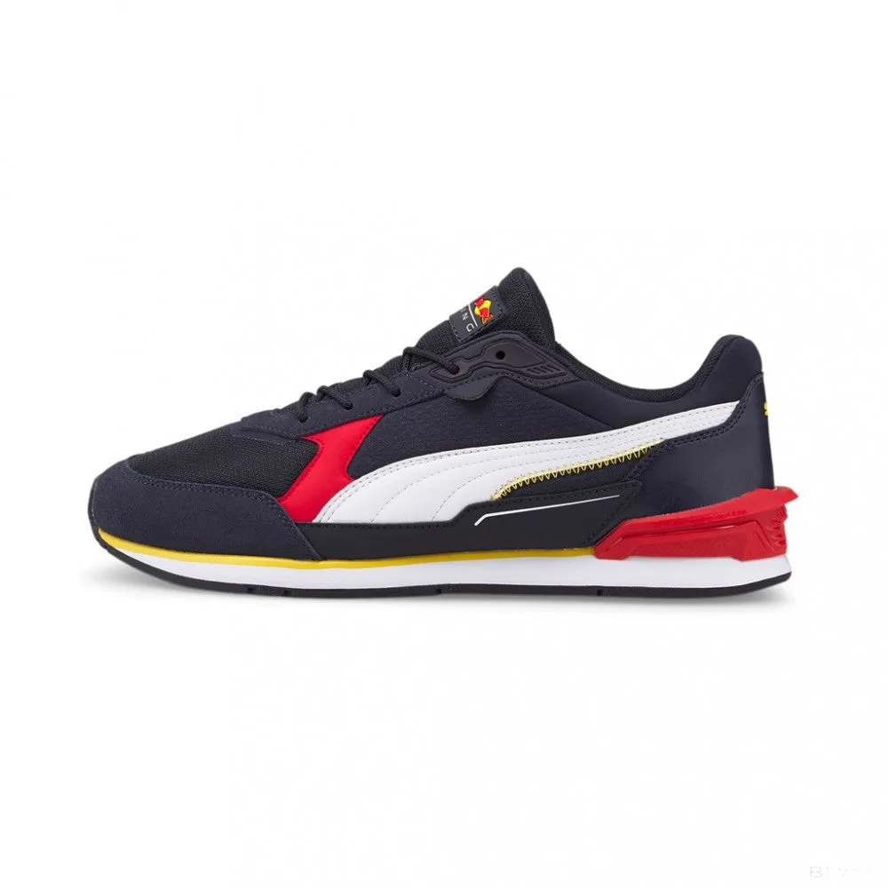 Puma Red Bull Low Racer Shoes, White-Red, 2022