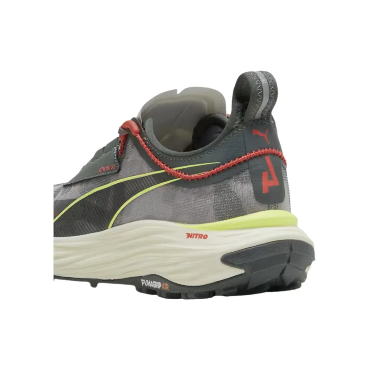 Puma Voyage Nitro 3 Grey Red SS24 Women's Shoes