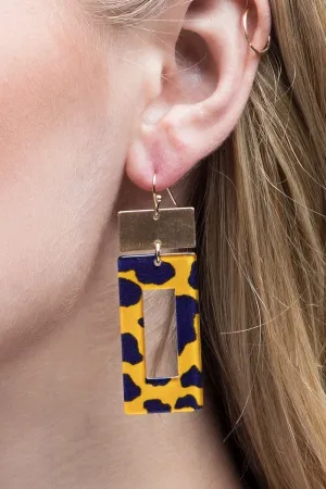 Purple & Gold Game Day Earrings