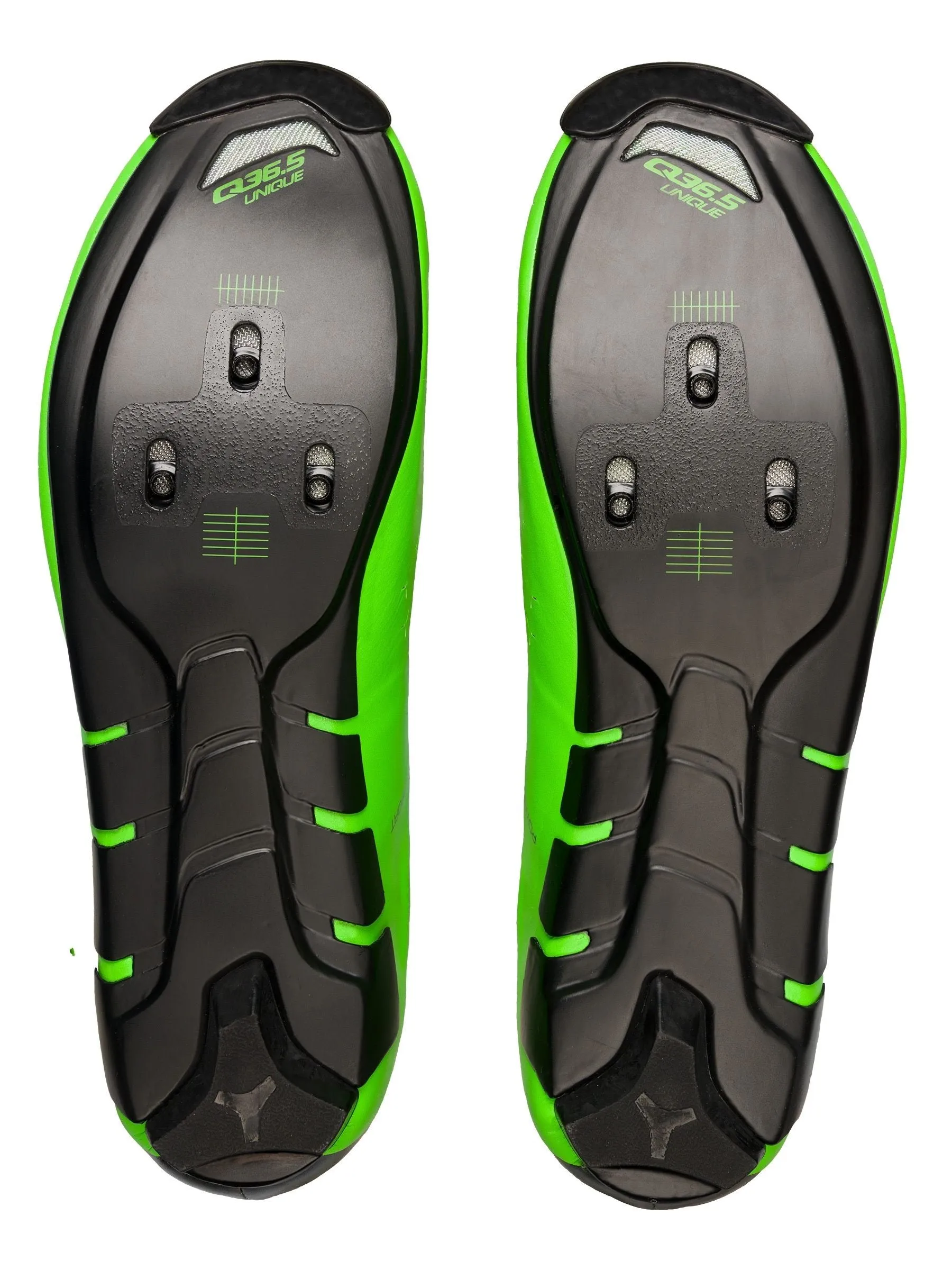 Q36.5 UNIQUE ROAD SHOES GREEN FLUO