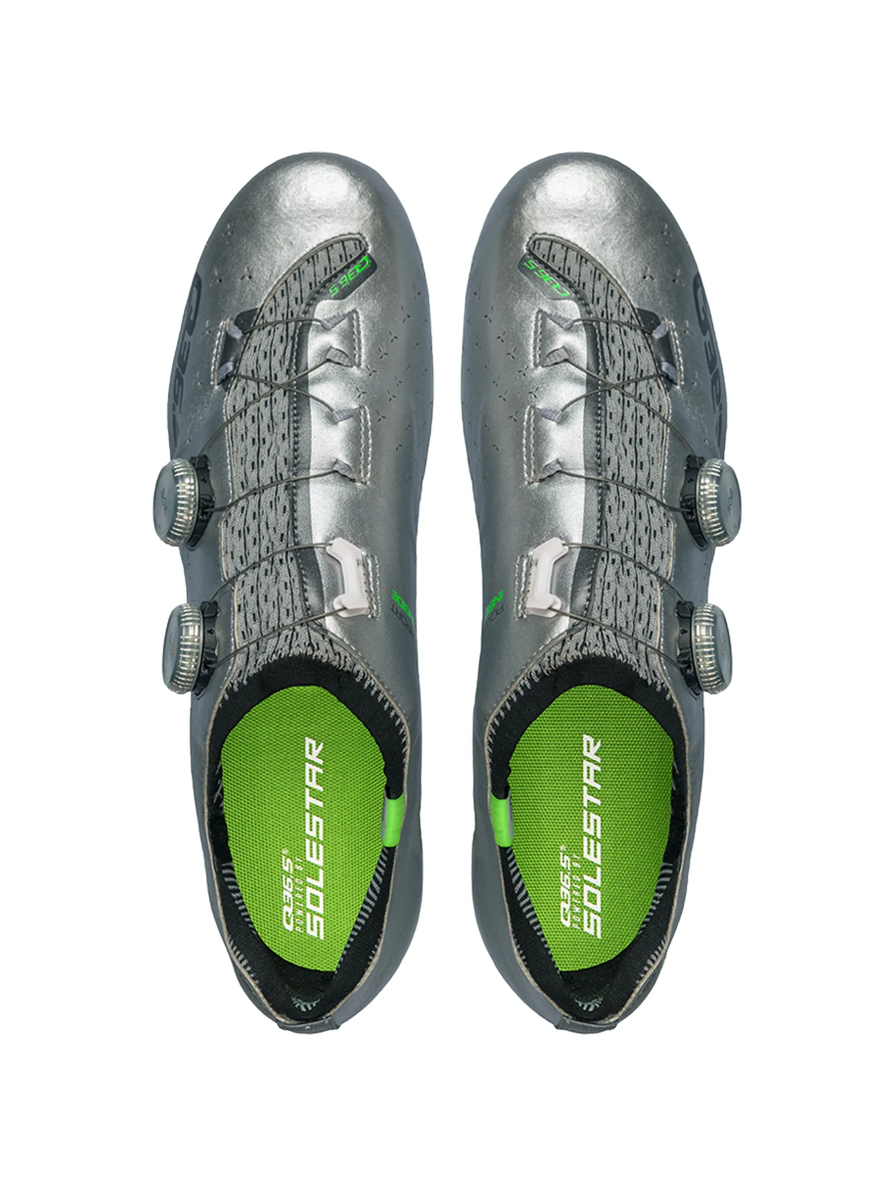 Q36.5 UNIQUE ROAD SHOES SILVER