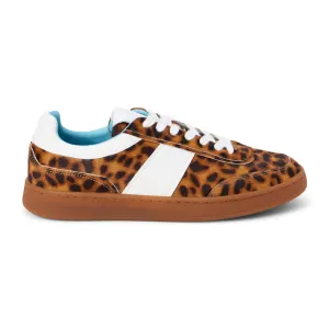 Quincy Leopard Lace Up Sneakers