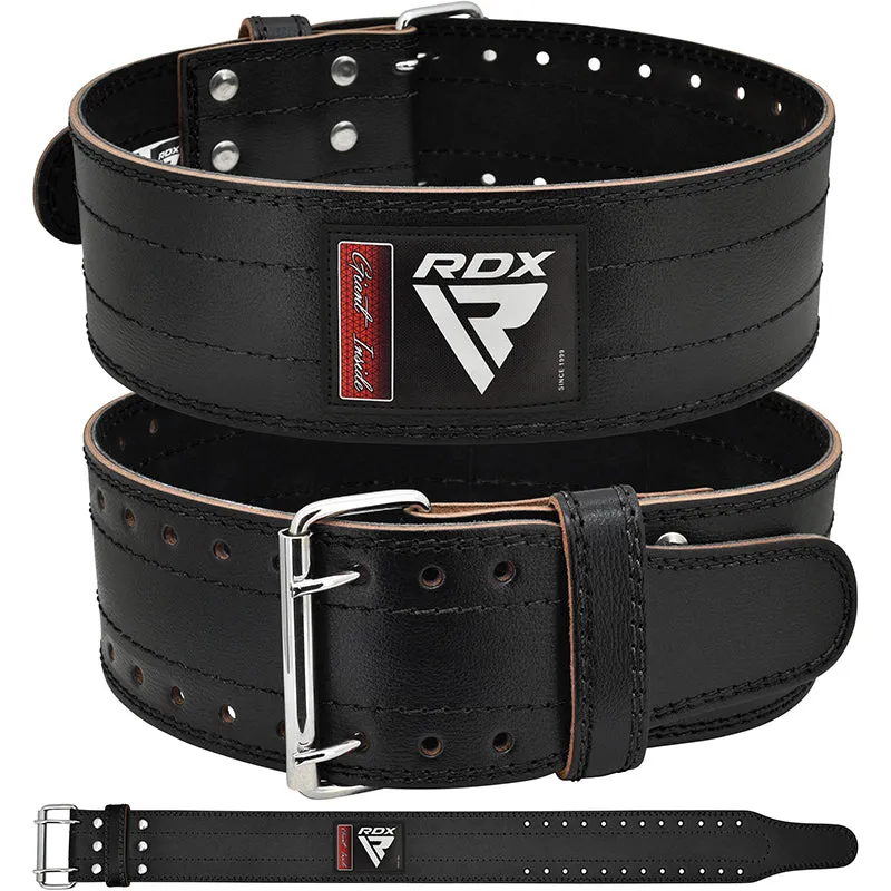 RDX RD1 4 Powerlifting Leather Gym Belt