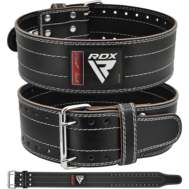 RDX RD1 4 Powerlifting Leather Gym Belt