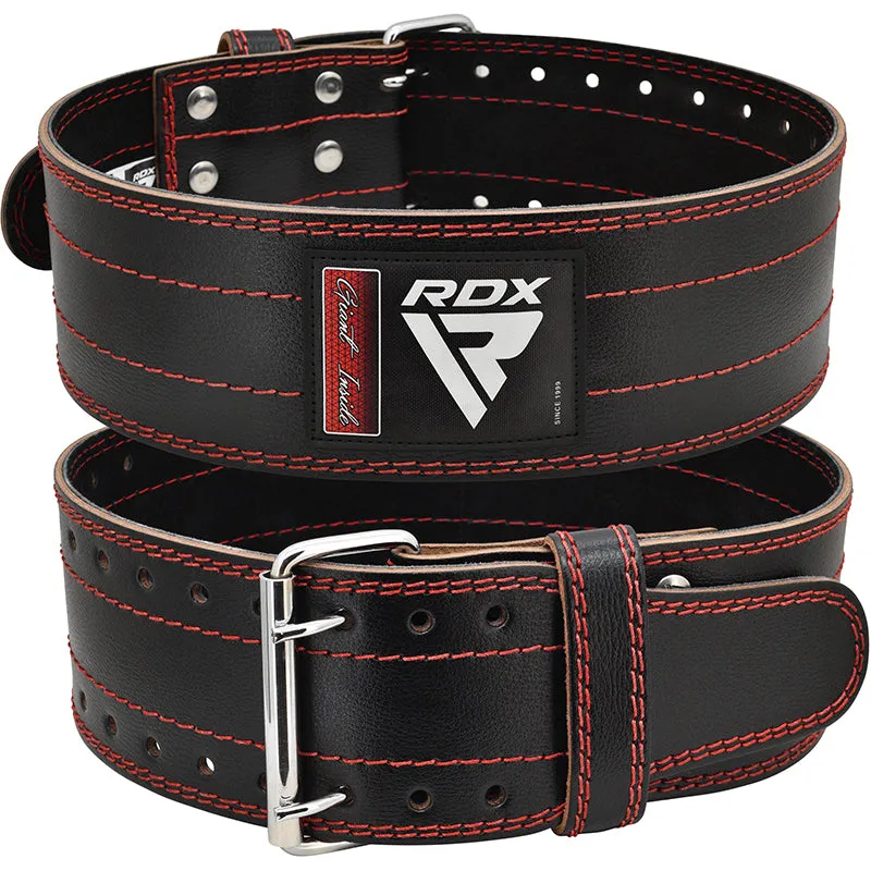 RDX RD1 4 Powerlifting Leather Gym Belt