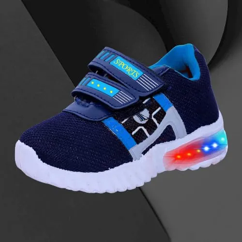 Redburg Kids LED Light Up Shoes, LED Sneaker, Casual Shoes for Kids, Outdoor/Sports/Running Shoes (NB-SKBLT51_4-4.5 YR) Blue