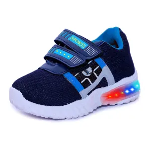 Redburg Kids LED Light Up Shoes, LED Sneaker, Casual Shoes for Kids, Outdoor/Sports/Running Shoes (NB-SKBLT51_4-4.5 YR) Blue