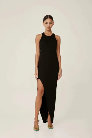 Ribbed Asymmetrical Dress