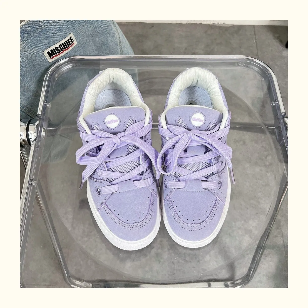 Roan Flat Pastel Color Flat Sneakers