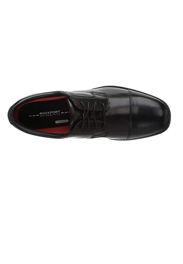 Rockport Men's Essential Details Waterproof Cap-Toe Oxford